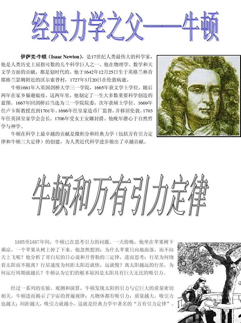 牛顿苹果树图片_天津大学牛顿苹果树_牛顿与苹果树